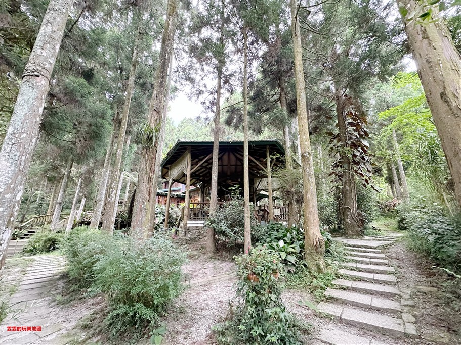 苗栗南庄。青杉嶴Ao Cafe，隱身在山中露營區內，被大自然包圍的森林系咖啡廳 @雯雯的玩樂地圖