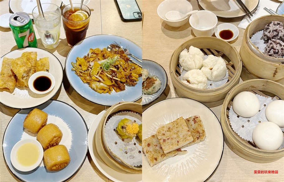 桃園中壢。華漾DIM SUM 華泰名品城店,青埔華泰名品城美食,主打職人師傅「現包現蒸」的傳統精緻港式點心 @雯雯的玩樂地圖