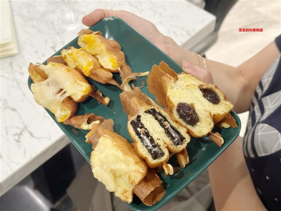 桃園中壢。麥宅,中壢下午茶,法鬥造型雞蛋糕好可愛,懷念的古早味，又能選擇餡料碰撞出新滋味 @雯雯的玩樂地圖