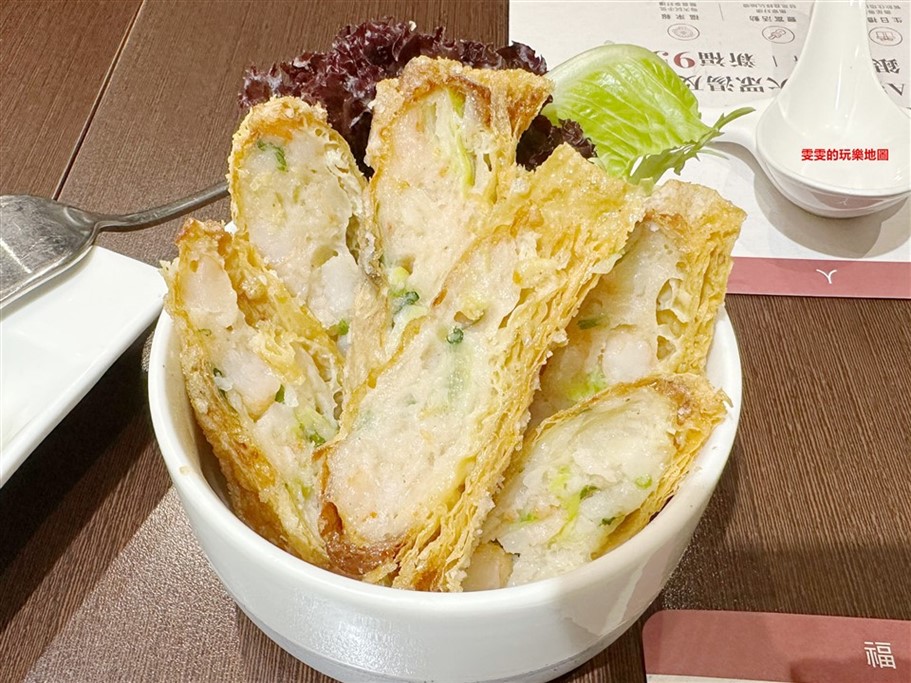 桃園。福容飯店桃園店福粵樓，櫻桃片皮鴨一鴨五吃，還有多樣化選擇的港式點心、江浙料理 @雯雯的玩樂地圖
