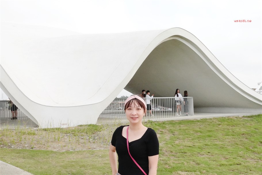 桃園新屋。永安海螺文化體驗園區，以海螺為設計理念，極簡純白建築物太美太殺記憶卡 @雯雯的玩樂地圖