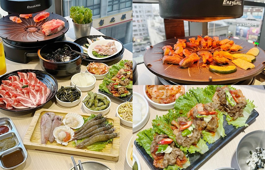 桃園。燒桶子韓食料理烤肉桃園統領店，主打韓式烤肉及豐富多樣的經典料理 @雯雯的玩樂地圖