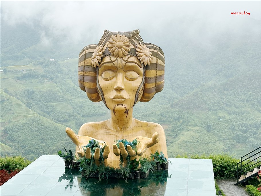 越南旅遊。北越虛擬天堂Moana Sapa，網美、網帥來沙壩不能錯過，各種巨型造景超好拍 @雯雯的玩樂地圖