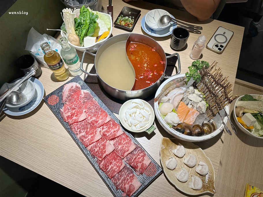 桃園。蟳鮮屋桃園藝文店和牛·海鮮·健康鍋物，藝文特區巷弄內高質感火鍋 @雯雯的玩樂地圖