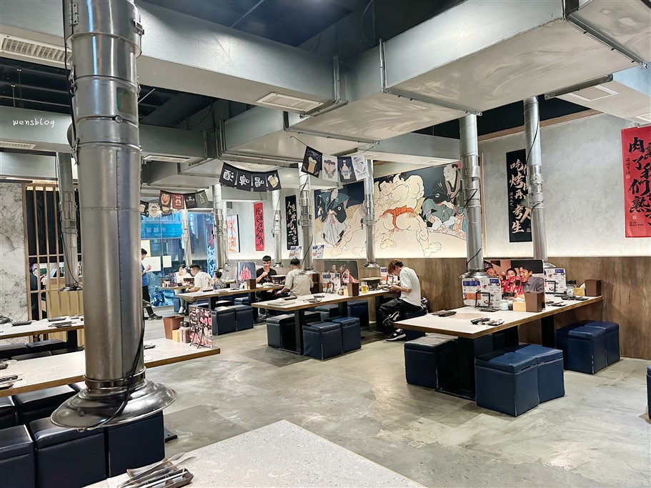 桃園。鬥佐燒肉桃園店，主打單點等級精修的肉品，成人每人1180元起即可享燒肉吃到飽 @雯雯的玩樂地圖