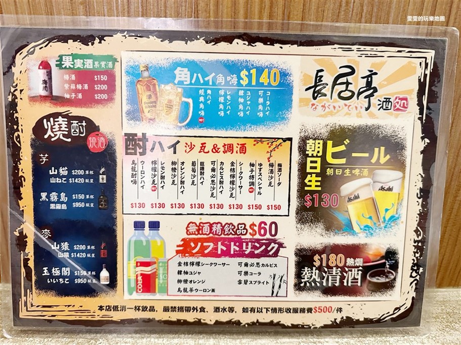 桃園中壢。長居亭創作酒処，來自日本大阪取經的道地日本味 @雯雯的玩樂地圖