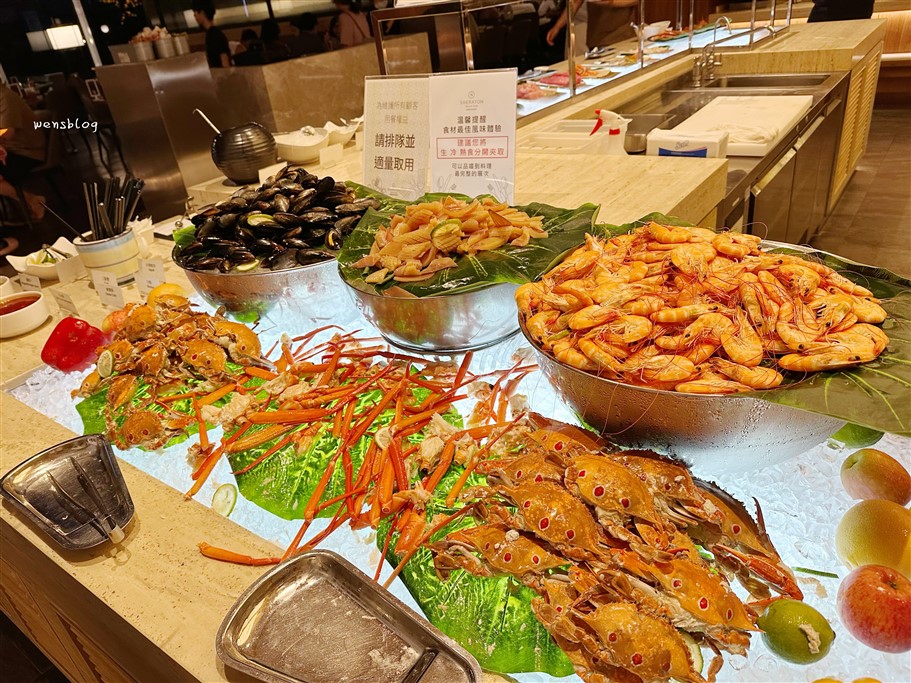 桃園大園。喜來登酒店優廚西餐廳，提供跨國界料理，五星級主廚融合西式料理與異國風味吃到飽 @雯雯的玩樂地圖