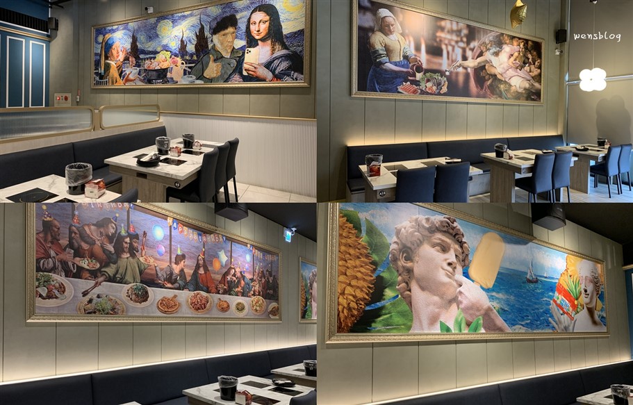 桃園中壢。千葉火鍋中壢尊爵館,將美術館搬進店內,火鍋BUFFET吃到飽,還有必吃甜點舒芙蕾 @雯雯的玩樂地圖