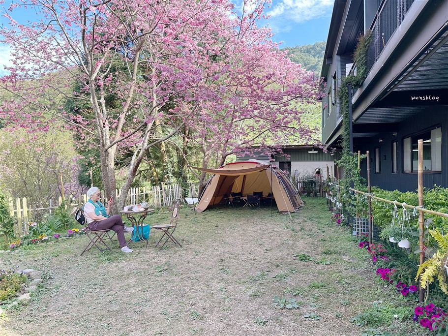 新竹尖石。八五山甜柿森林，藏身在露營區中的粉紅世界 @雯雯的玩樂地圖