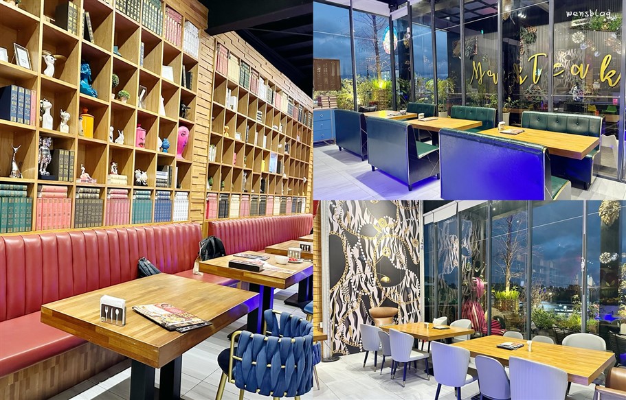 桃園。史堤克牛排桃園國際店，高質感裝潢中用餐，享受自助吧無限供應，薯條可以無限續 @雯雯的玩樂地圖