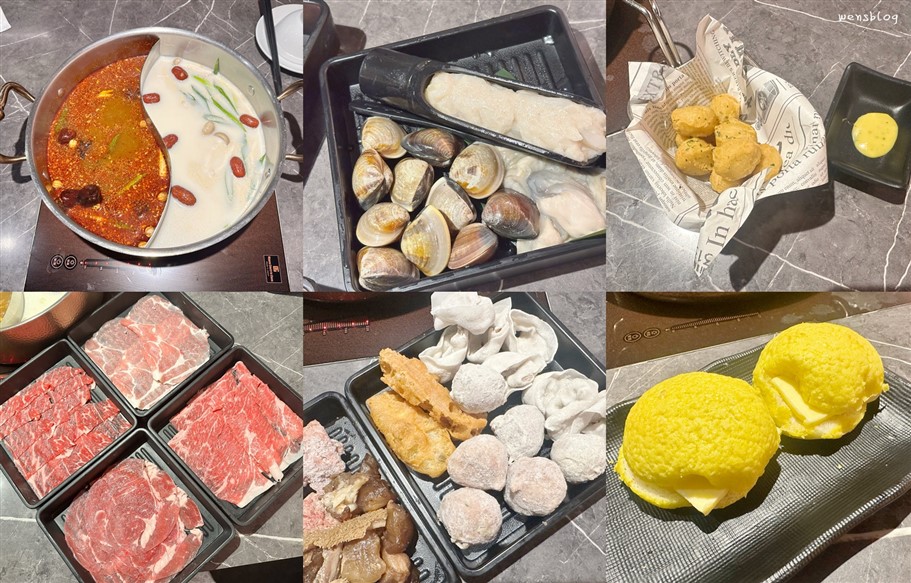 桃園中壢。圍圍爐爐麻辣火鍋，中壢吃到飽，實現日本A5和牛自由，還有特調飲品、豐富自助吧可享用 @雯雯的玩樂地圖