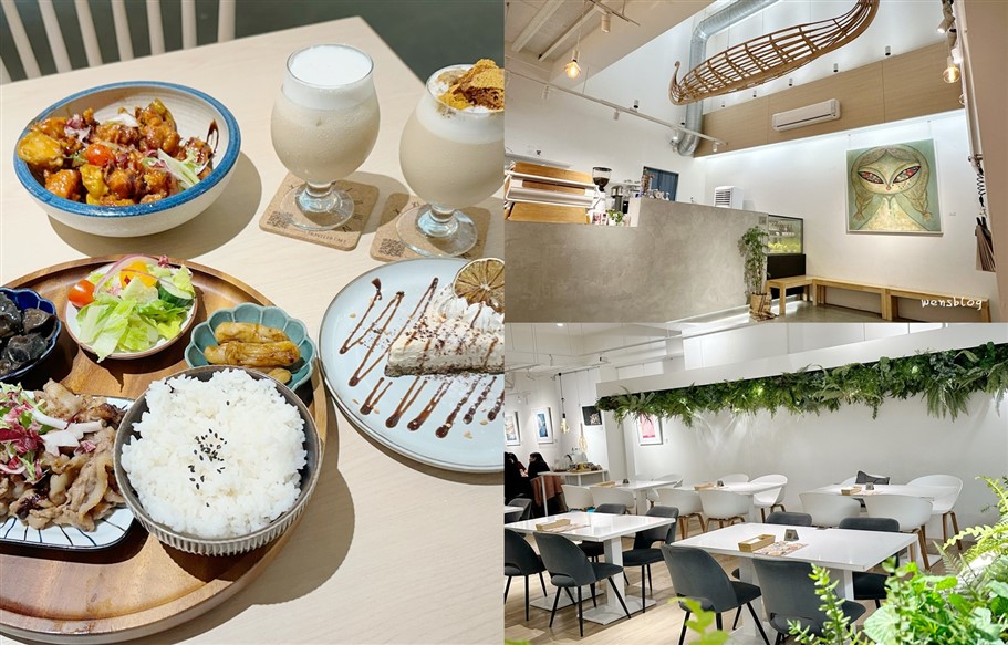 桃園。旅人咖啡館力行店，用餐環境舒適，濃濃藝術氣息 @雯雯的玩樂地圖