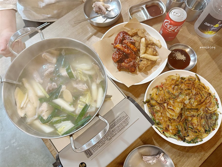桃園中壢。松島食堂桃園青埔店，質感系裝潢的韓式料理，主打韓國一隻雞料理 @雯雯的玩樂地圖