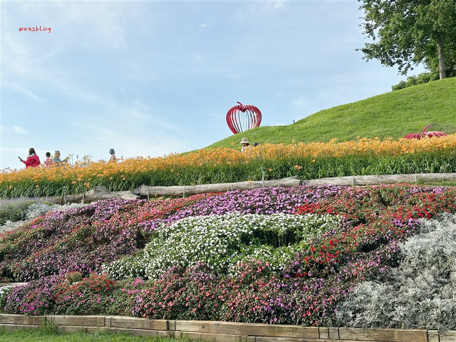台中后里。后里環保公園，從原本的垃圾場搖身一變成為美麗的公園，賞花、放電一次滿足 @雯雯的玩樂地圖