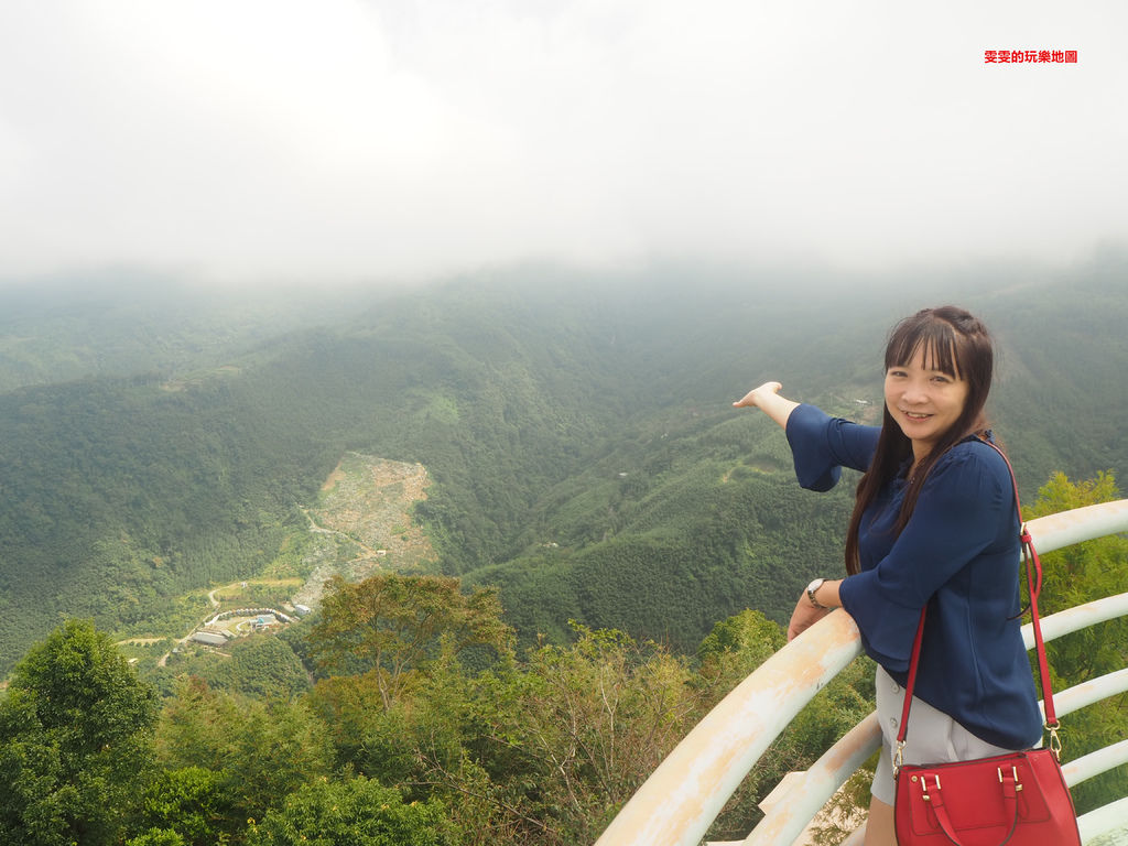 新竹尖石。數碼天空,高達1200公尺處,可以看到層層疊疊的山巒以及繚繞的雲海 @雯雯的玩樂地圖